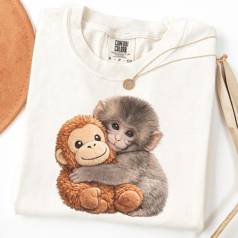 Punch The Monkey Shirt - Viral Baby Macaque Tee