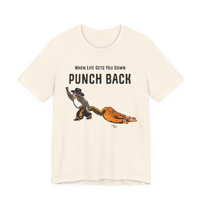 Punch Monkey Cowboy Cowgirl Love Tee | Animal Western Graphic Shirt