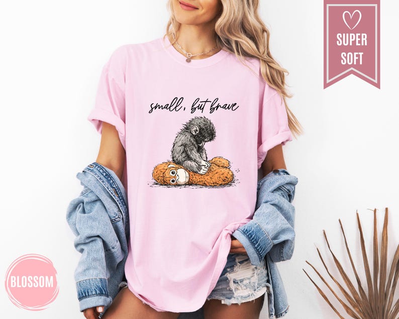 Baby Monkey Punch Shirt, Small But Brave Punch T-Shirt,Boxy, I Stand With Punch Clothes, Protect Punch Tee, Viral Monkey Tee