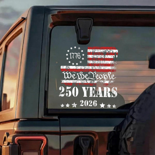 We The People, Celebrate America 250 Years Decal Sticker