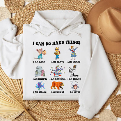 "I Can Do Hard Things" Self-Affirmation Graphic T-Shirt / Sweatshirt / Hoodie