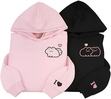 Custom Photo Matching Hoodies for Couples – Sweatshirts for Men with Embroidery or Photo Upload