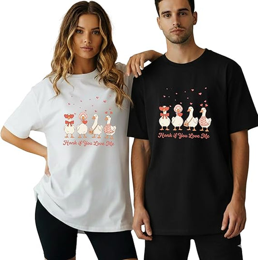 Funny Goose Couples Matching Shirts, Couples Shirts for Him and Her, Valentine Gifts for Boyfriend Or Girlfriend