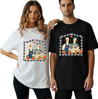 Funny Goose Matching Couple Shirts for Him and Her Matching Couple, Valentine Gifts for Boyfriend Or Girlfriend