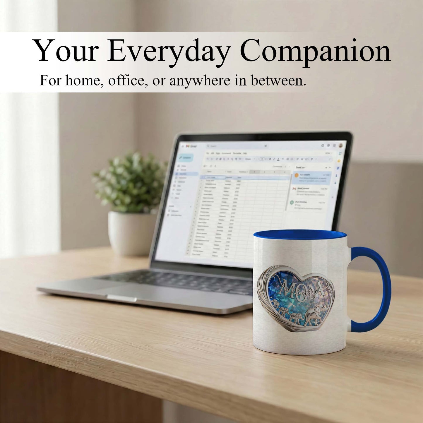 Elephant Family Love Mug – Personalized Parents Coffee Mug Gift