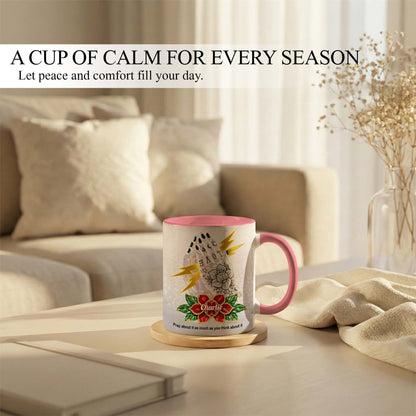 Inspirational Christian Mug – Personalized Prayer Quote Coffee Cup