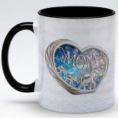 Elephant Family Love Mug – Personalized Parents Coffee Mug Gift