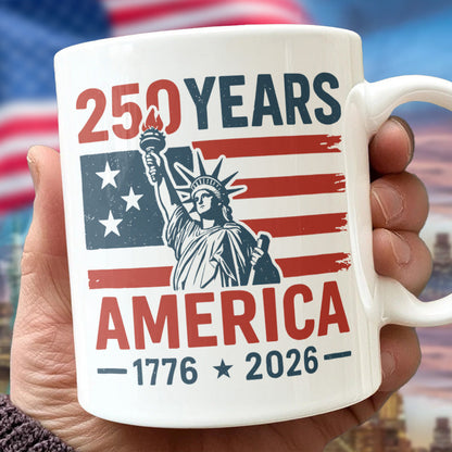 250 Years America 1776 - 2026 White Mug HO82 894544
