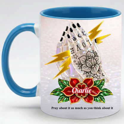 Inspirational Christian Mug – Personalized Prayer Quote Coffee Cup