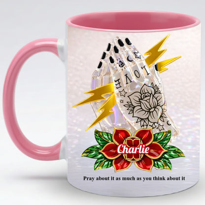 Inspirational Christian Mug – Personalized Prayer Quote Coffee Cup