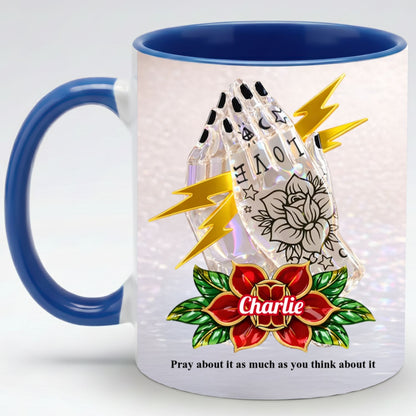 Inspirational Christian Mug – Personalized Prayer Quote Coffee Cup