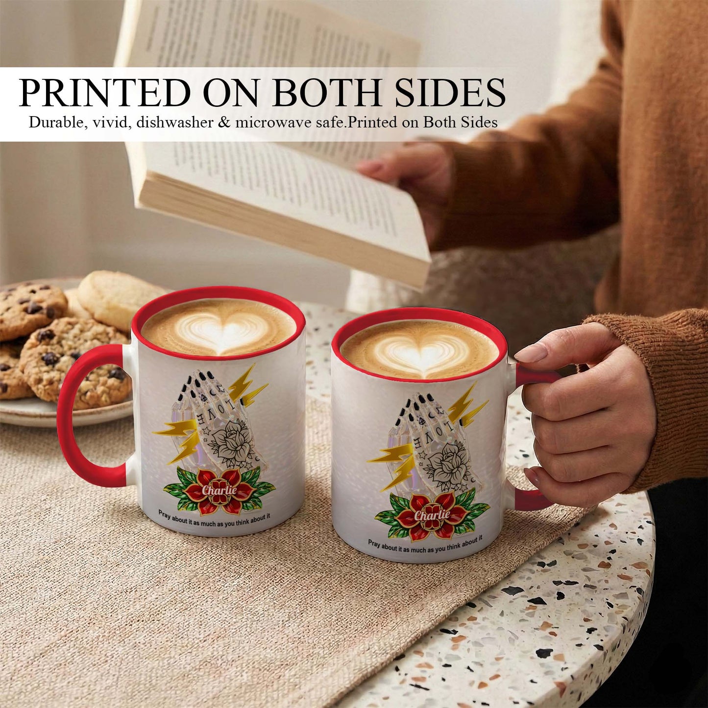 Inspirational Christian Mug – Personalized Prayer Quote Coffee Cup