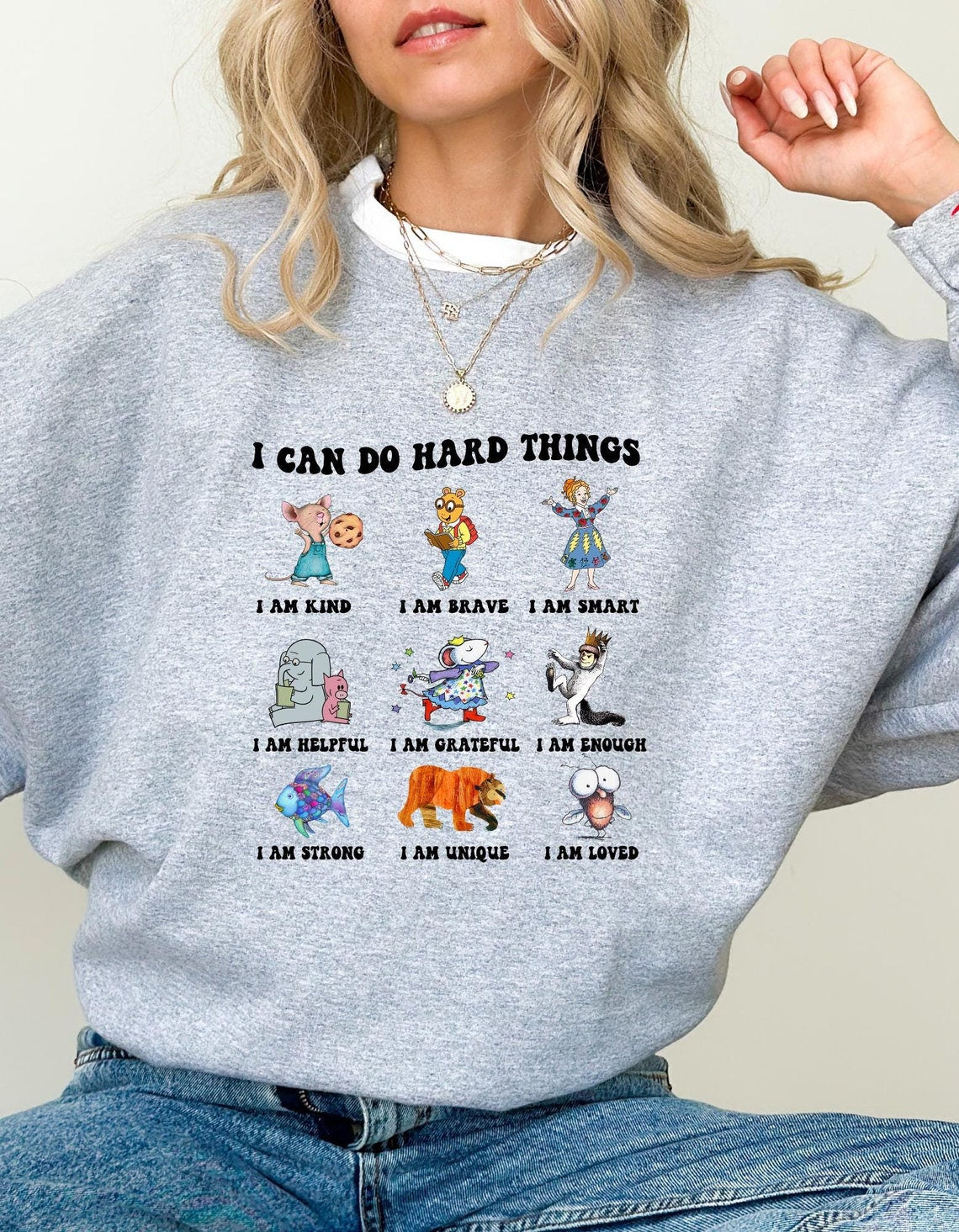 "I Can Do Hard Things" Self-Affirmation Graphic T-Shirt / Sweatshirt / Hoodie