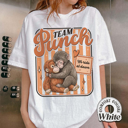 Monkey Punch Graphic Tee, Emotional Support Animal Shirt