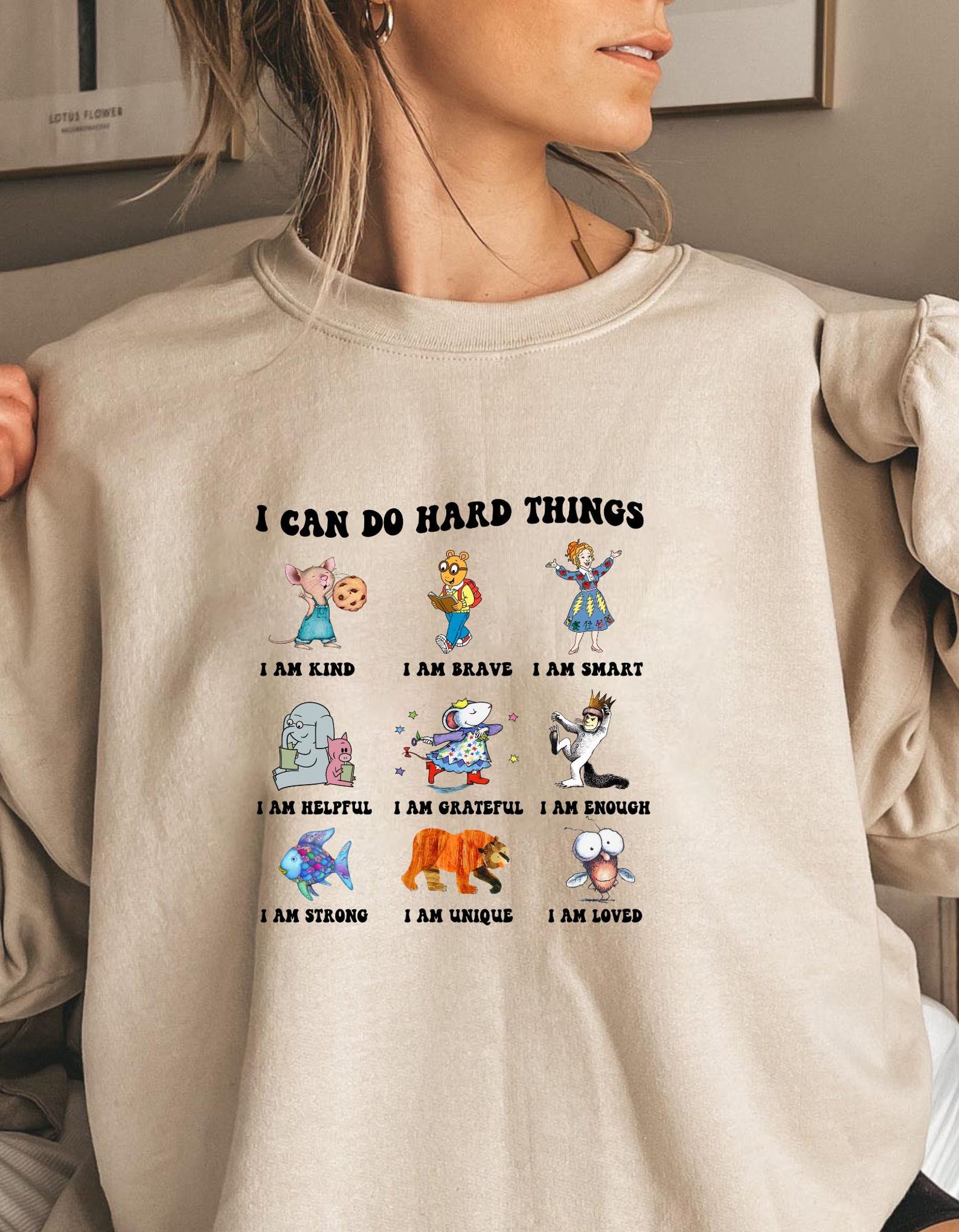 "I Can Do Hard Things" Self-Affirmation Graphic T-Shirt / Sweatshirt / Hoodie