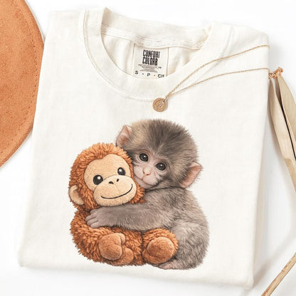 Punch The Monkey Shirt - Viral Baby Macaque Tee