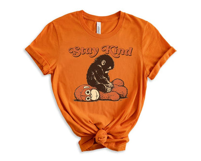 Punch Monkey Stay Kind Shirt Boxy Sweatshirt, I Stand With Punch, Save Punch, Protect Punch, Viral Punch Monkey, Cute Baby Monkey Punch Top