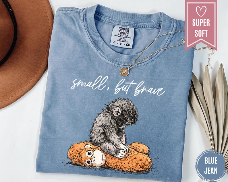 Baby Monkey Punch Shirt, Small But Brave Punch T-Shirt,Boxy, I Stand With Punch Clothes, Protect Punch Tee, Viral Monkey Tee