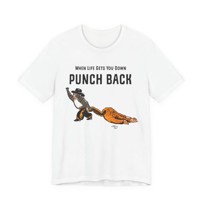 Punch Monkey Cowboy Cowgirl Love Tee | Animal Western Graphic Shirt