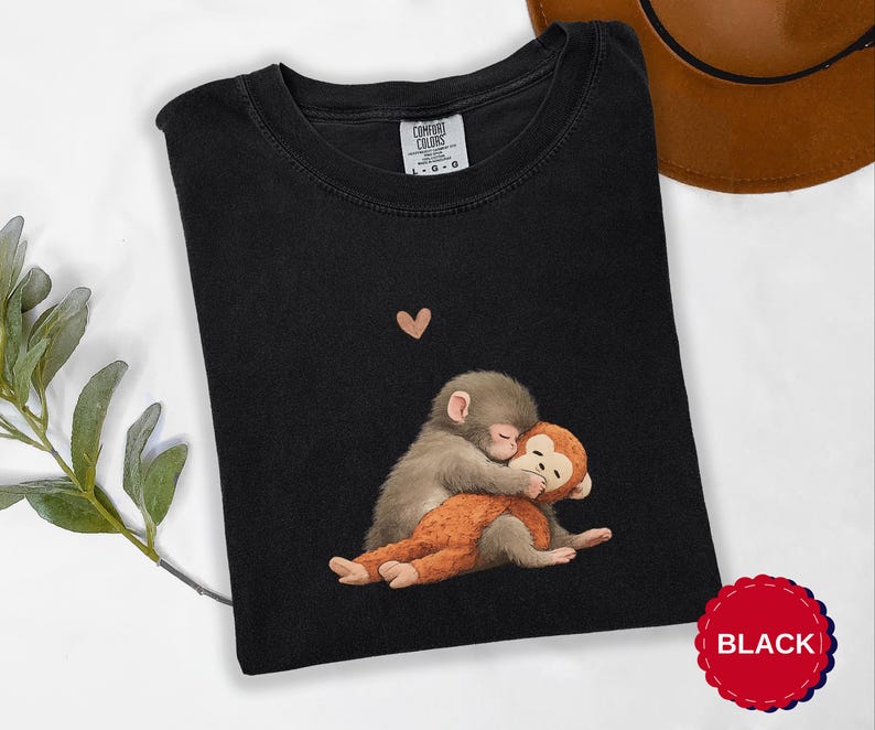 Punch Baby Monkey Shirt, Viral Twitter Monkey Trend Tee, Funny Cute Monkey Graphic T Shirt