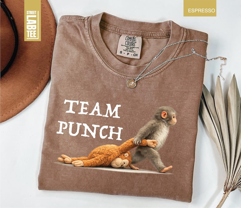 Team Punch T-Shirt, Baby Monkey Punch Shirt