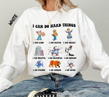 "I Can Do Hard Things" Self-Affirmation Graphic T-Shirt / Sweatshirt / Hoodie