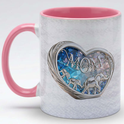 Elephant Family Love Mug – Personalized Parents Coffee Mug Gift