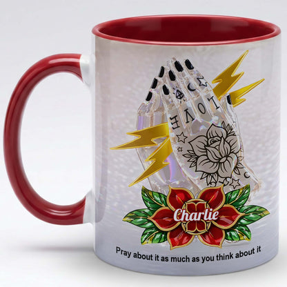 Inspirational Christian Mug – Personalized Prayer Quote Coffee Cup